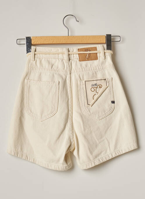 Șort bej MADEMOISELLE GARÇONNE femeie
