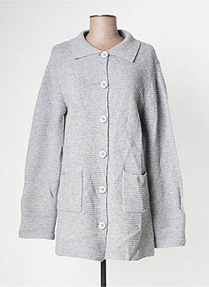 Vestă cu mâneci lungi gri SOLILY femeie