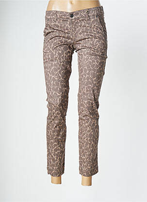 Pantalon slim bej STREET ONE femeie