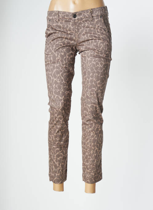 Pantalon slim bej STREET ONE femeie