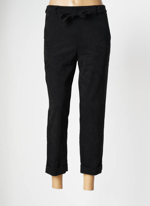 Pantalon 7/8 negru QUATRE VINGT JOURS femeie