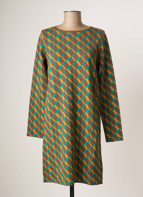 Rochie pulover maro MALIPARMI femeie