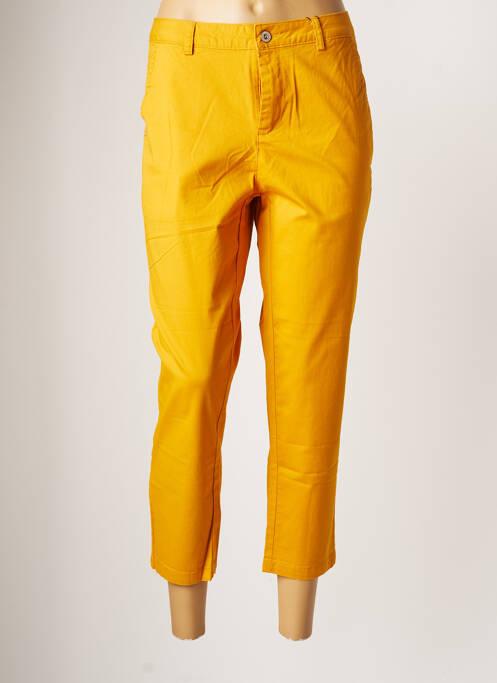 Pantalon trei sferturi portocaliu A BELLE femeie