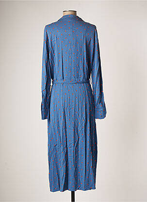 Rochie midi mâneci lungi mâneci lungi albastru ZILCH femeie