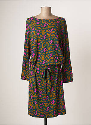 Rochie midi mâneci lungi mâneci lungi verde ZILCH femeie