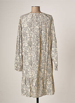 Rochie scurtă croială evazată mâneci lungi bej SCOTCH & SODA femeie