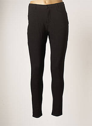 Pantalon slim elasticitate mărime normală negru CREAM femeie