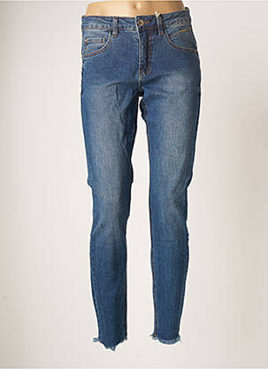 Blugi cu croială slim albastru CREAM femeie