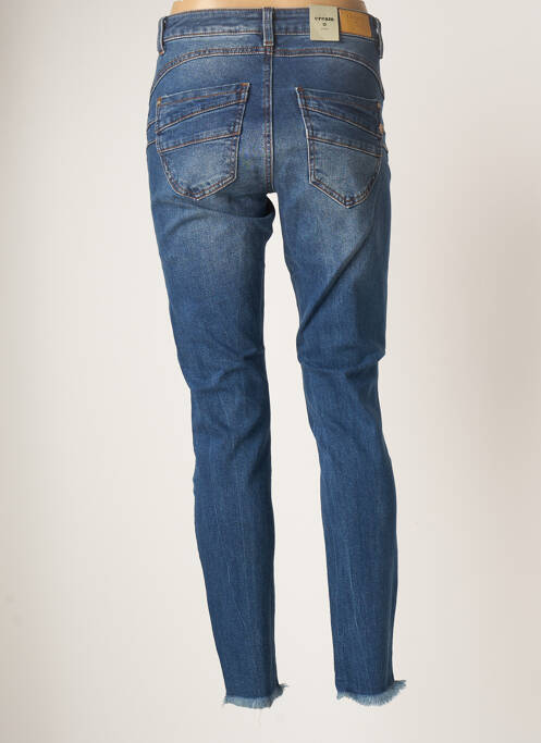 Blugi cu croială slim albastru CREAM femeie