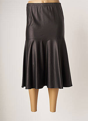 Fustă midi negru FRANCK ANNA femeie