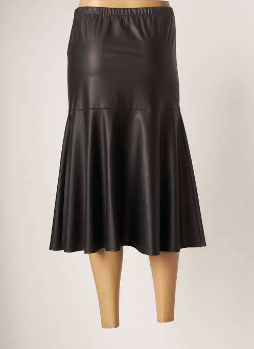 Fustă midi negru FRANCK ANNA femeie