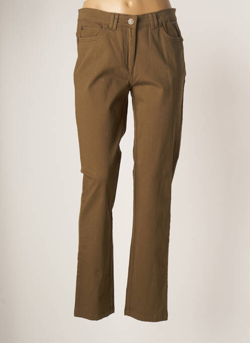 Pantalon slim verde AGATHE & LOUISE femeie