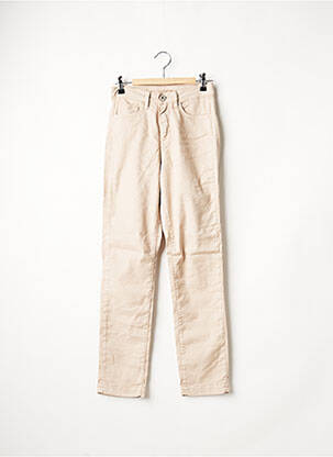 Pantalon slim bej DENIM STUDIO femeie