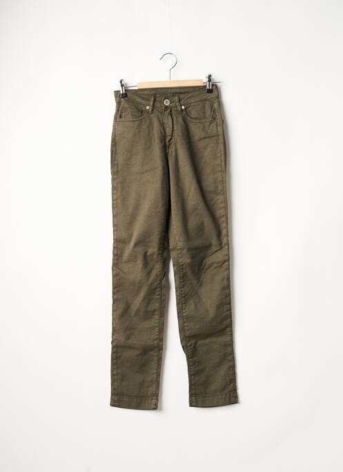 Pantalon slim verde DENIM STUDIO femeie