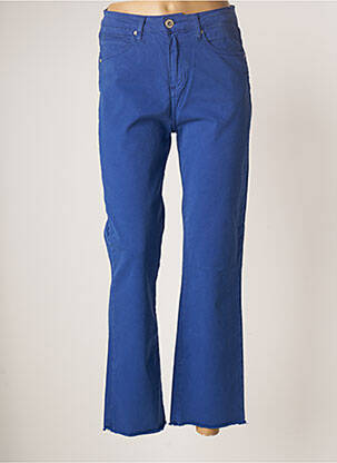 Pantalon drept albastru DENIM STUDIO femeie