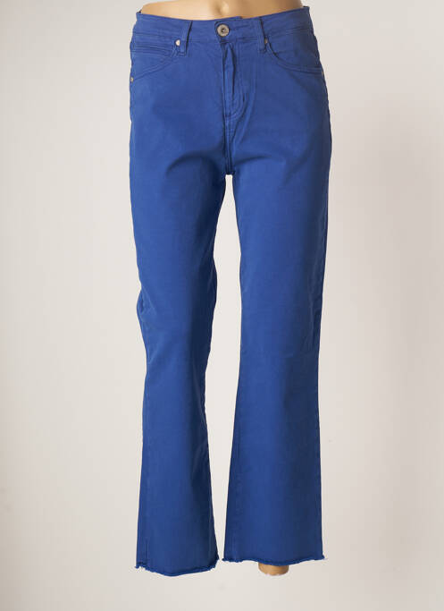 Pantalon drept albastru DENIM STUDIO femeie