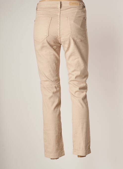 Pantalon slim maro DENIM STUDIO femeie