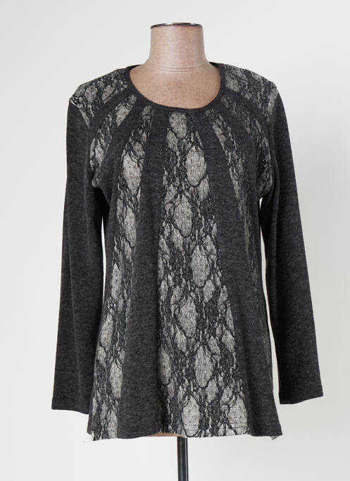 Pulover tunică gri GUY DUBOUIS femeie