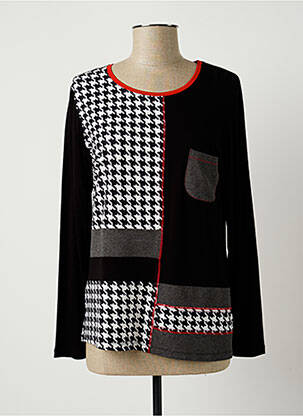 Tricou mâneci lungi mâneci lungi negru MERI & ESCA femeie