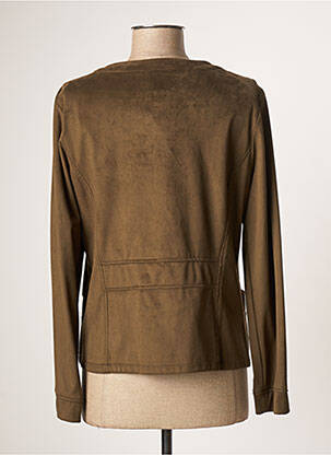 Jachete casual guler rotund verde FRANCE RIVOIRE femeie