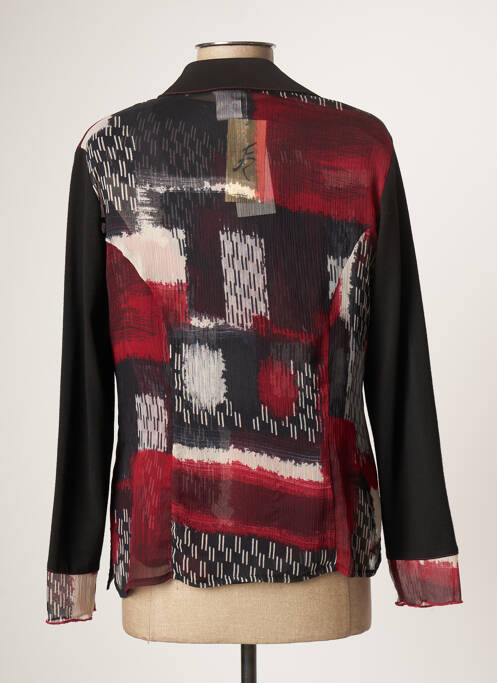 Cămașă croială cambrată mâneci lungi roșu FRANCE RIVOIRE femme