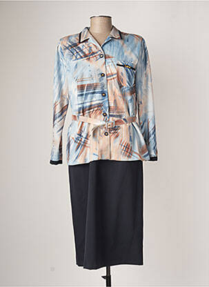 Rochie midi albastru FRANCE RIVOIRE femeie