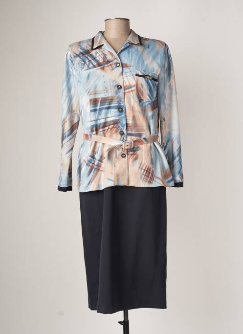 Rochie midi albastru FRANCE RIVOIRE femeie