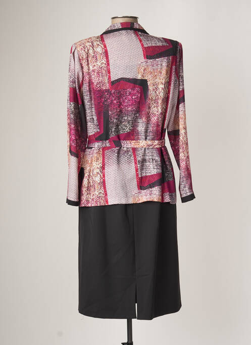 Rochie midi roz FRANCE RIVOIRE femeie