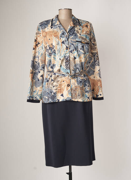 Rochie midi albastru FRANCE RIVOIRE femeie