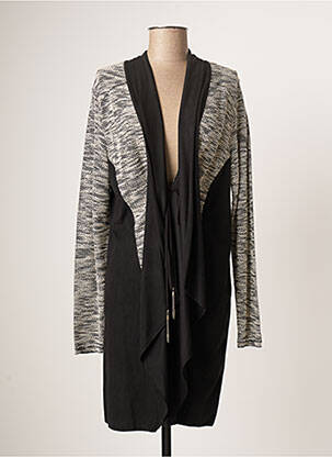 Vestă cu mâneci lungi negru MERI & ESCA femeie