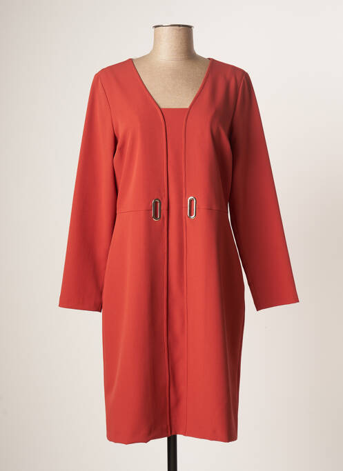 Rochie midi portocaliu MERI & ESCA femeie