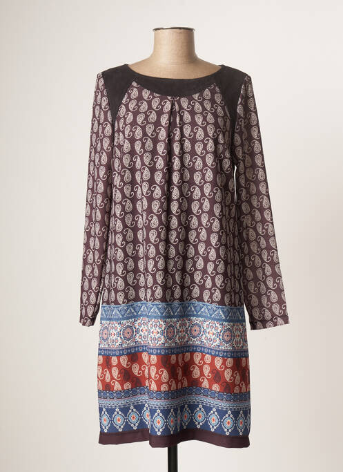 Rochie scurtă maro GUY DUBOUIS femeie