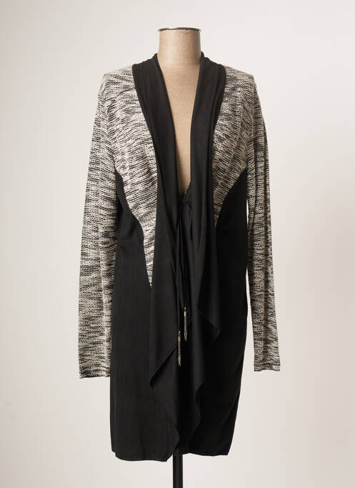 Vestă cu mâneci lungi negru MERI & ESCA femeie