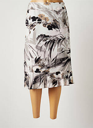 Fustă midi gri FRANCE RIVOIRE femeie