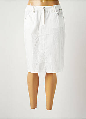 Fustă lungă alb MERI & ESCA femeie