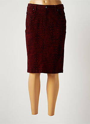 Fustă midi roșu MERI & ESCA femeie