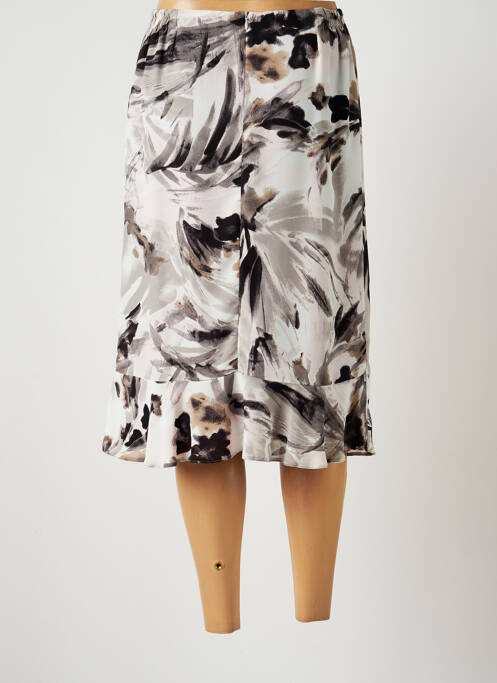 Fustă midi gri FRANCE RIVOIRE femeie