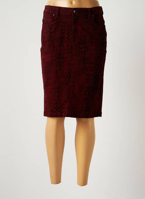 Fustă midi roșu MERI & ESCA femeie