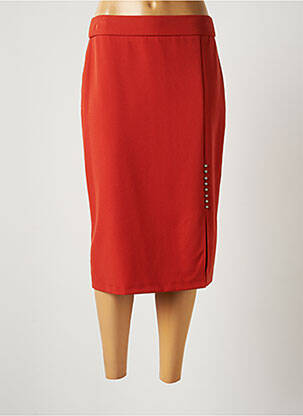 Fustă midi portocaliu MERI & ESCA femeie