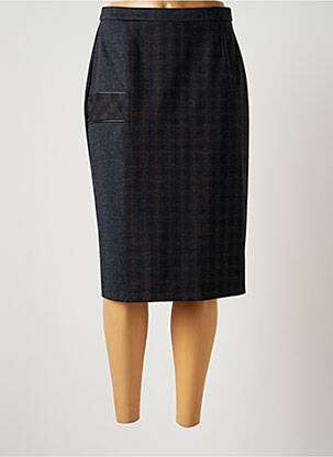 Fustă midi albastru GUY DUBOUIS femeie