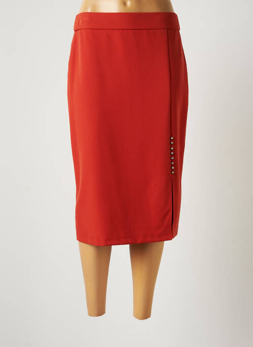 Fustă midi portocaliu MERI & ESCA femeie