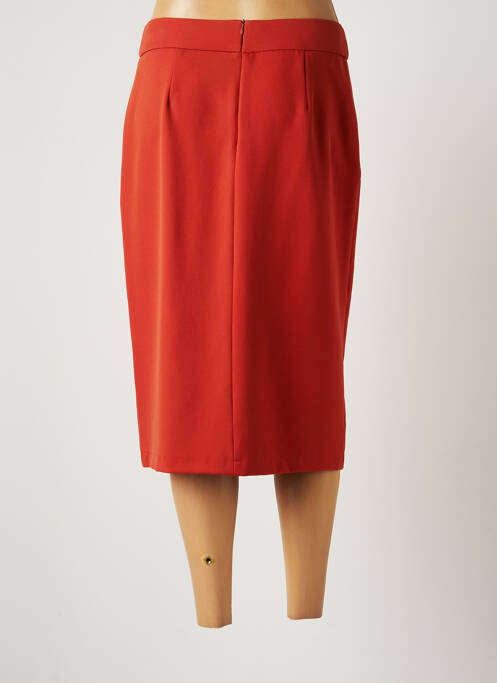Fustă midi portocaliu MERI & ESCA femeie