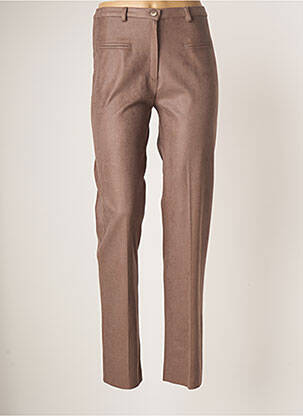 Pantalon drept bej FRANCE RIVOIRE femeie