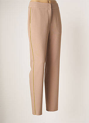 Pantalon slim bej GUY DUBOUIS femeie