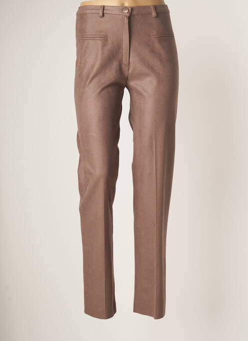 Pantalon drept bej FRANCE RIVOIRE femeie