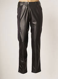 Pantalon slim talie elastică mărime normală negru MERI & ESCA femme