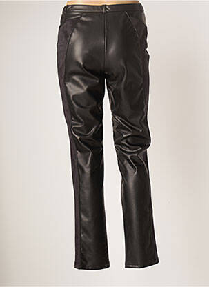 Pantalon slim talie elastică mărime normală negru MERI & ESCA femeie