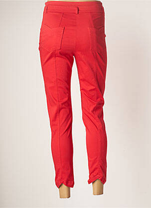 Pantalon 7/8 elasticitate talie joasă roșu MERI & ESCA femeie