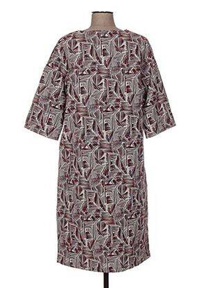 Rochie midi mâneci 3/4 mâneci 3/4 portocalie NATHALIE VLEESCHOUWER femeie