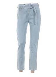 Blugi cu croială slim subțire talie înaltă albastru MAISON SCOTCH femeie